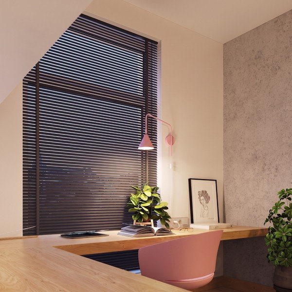 Lampada da parete rosa in acciaio con alimentazione a corrente con struttura flessibile Zylo – Sollux-image-3