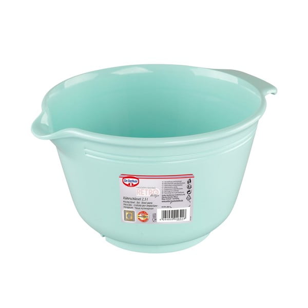 Ciotola verde menta con beccuccio , ø 21 cm - Dr. Oetker-image-1