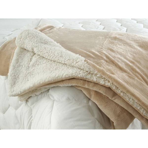 Coperta con agnello 150x200 cm - B.E.S.-image-1