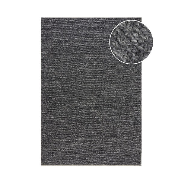 Tappeto in lana grigio scuro 120x170 cm Minerals - Flair Rugs