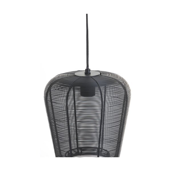 Lampada da soffitto nera ø 23 cm Adeta - Light & Living-image-3