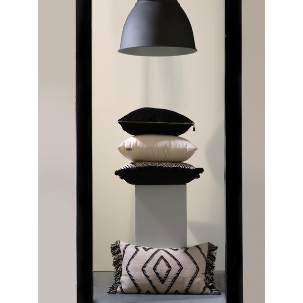 Cuscino da giardino nero e beige , 50 x 50 cm Jungle - Hartman-image-1