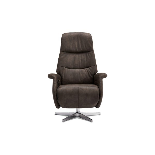 Poltrona relax grigio-marrone Delta - Furnhouse