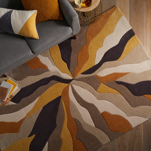Tappeto giallo 80x150 cm Zest Infinite - Flair Rugs-image-1