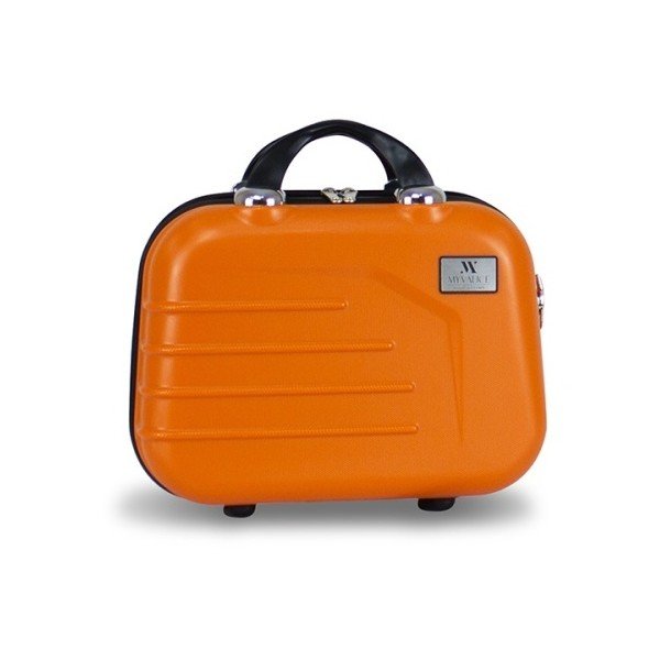 Oranžový dámský příruční cestovní kufřík My Valice PREMIUM Make Up & Hand Suitcase