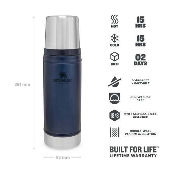 Thermos blu con tazza 470 ml - Stanley-image-3