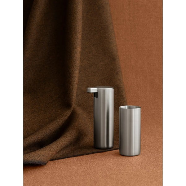 Dispenser di sapone in acciaio inox argento opaco 165 ml Modo - Blomus-image-2