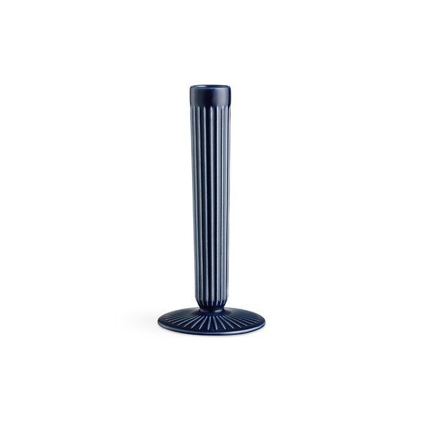 Portacandele in gres blu scuro Hammershoi, altezza 20 cm - Kähler Design