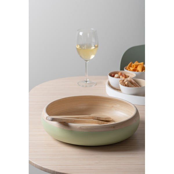 Ciotola da portata in bambù verde chiaro ø 30 cm Puro - PT LIVING-image-1