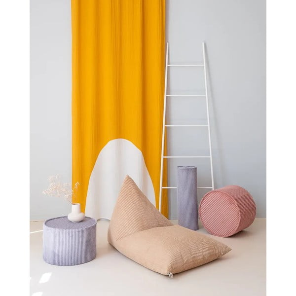 Cuscino per divano da bambini blu con rivestimento in velluto a coste Roll – Wigiwama-image-1