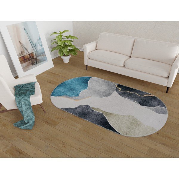 Tappeto lavabile 60x100 cm Oval - Vitaus-image-1