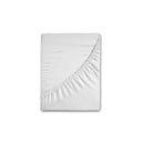 Lenzuolo con angoli bianco in flanella 90x200 cm – Good Morning