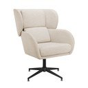 Poltrona in velluto bianco Vanessa - Støraa