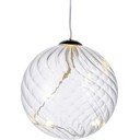 Decorazione luminosa a LED Sfera, Ø 8 cm Wave - Sirius