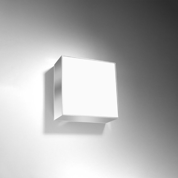 Lampada da soffitto grigia 25x25 cm Mitra - Sollux-image-2
