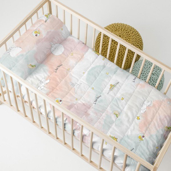 Copriletto in cotone per bambini 130x100 cm Nuages - Mr. Fox-image-1