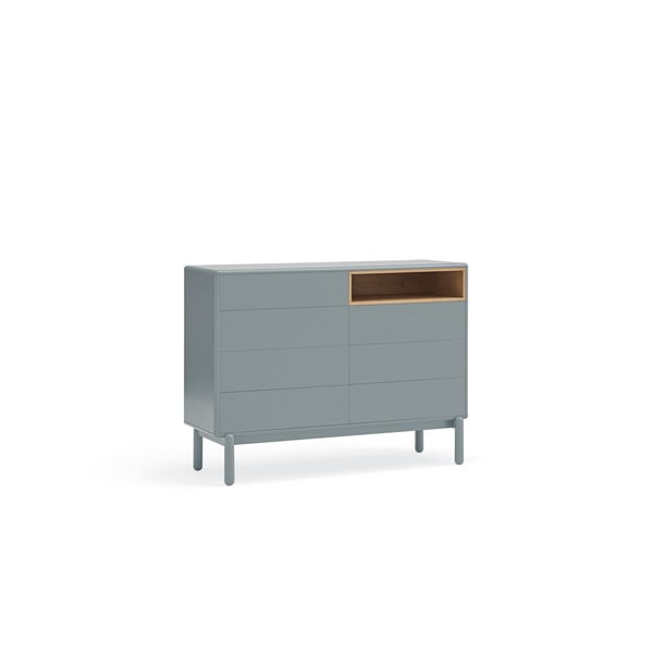 Cassettiera bassa blu-grigio 120x90 cm Corvo - Teulat-image-2