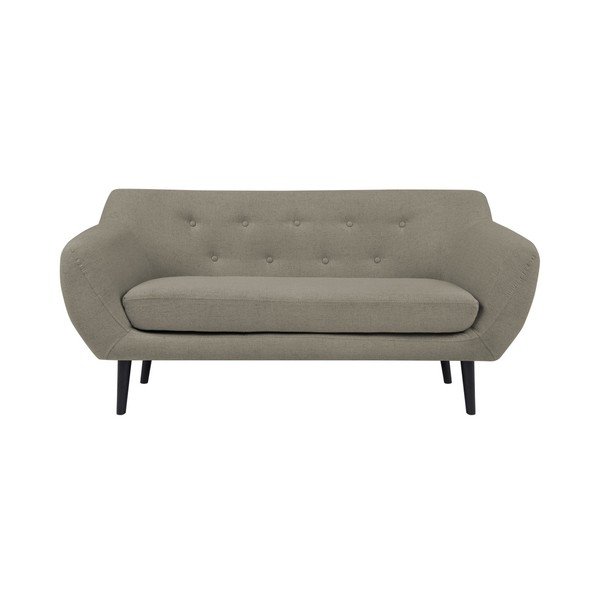 Divano a due posti marrone con gambe marroni Piemonte - Mazzini Sofas