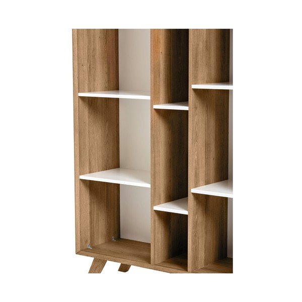 Libreria con dettagli bianchi Tivoli, 98 x 184 cm - Marckeric-image-2