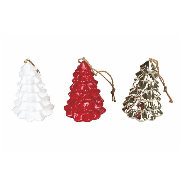 Ornamenti natalizi in ceramica in set da 9 pezzi Xmas - VDE Tivoli 1996