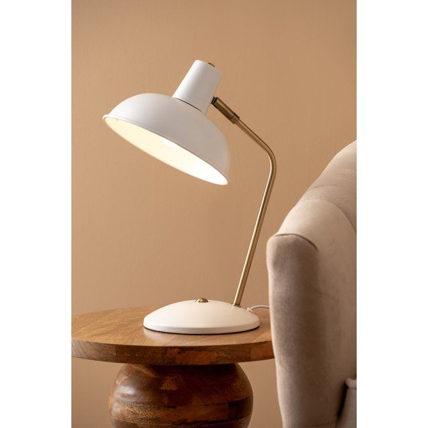 Lampada da tavolo bianca Hood - Leitmotiv-image-1