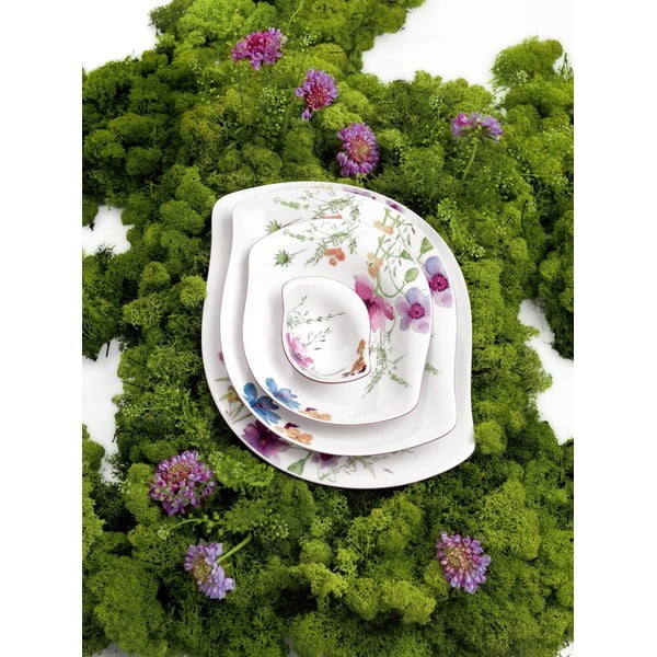 Ciotola in porcellana con motivo floreale Villeroy & Boch Mariefleur Serve, 21 x 18 cm Mariefleur Serve & Salad - Villeroy&Boch-image-2