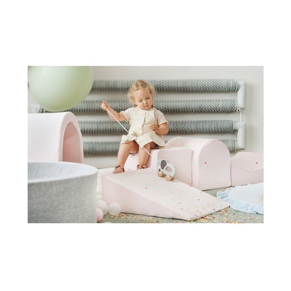 Gioco per psicomotricità grigio in velluto 4 pz altezza totale 30 cm 225x90 cm Montessori – Meowbaby-image-3