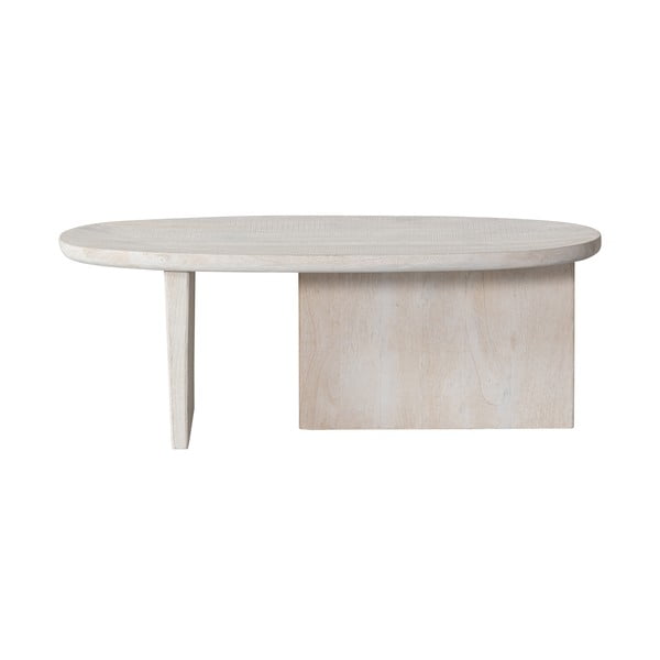 Tavolino da salotto di colore naturale in mango massiccio 110x60 cm Seam – WOOOD-image-2