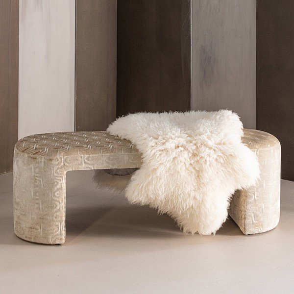 Panchina beige in imbottito Jacob – WOOOD-image-1