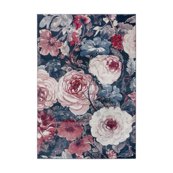 Tappeto blu e rosso , 80 x 150 cm Peony - Mint Rugs