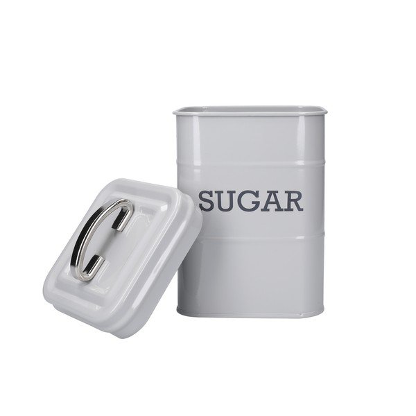 Barattolo da zucchero in latta grigia Nostalgia Living Nostalgia - Kitchen Craft-image-4