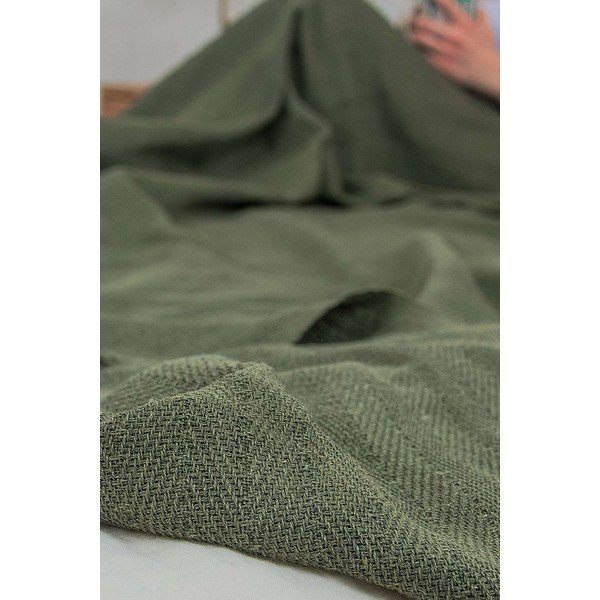Copriletto color kaki 240x220 cm Marla  – Mijolnir-image-2
