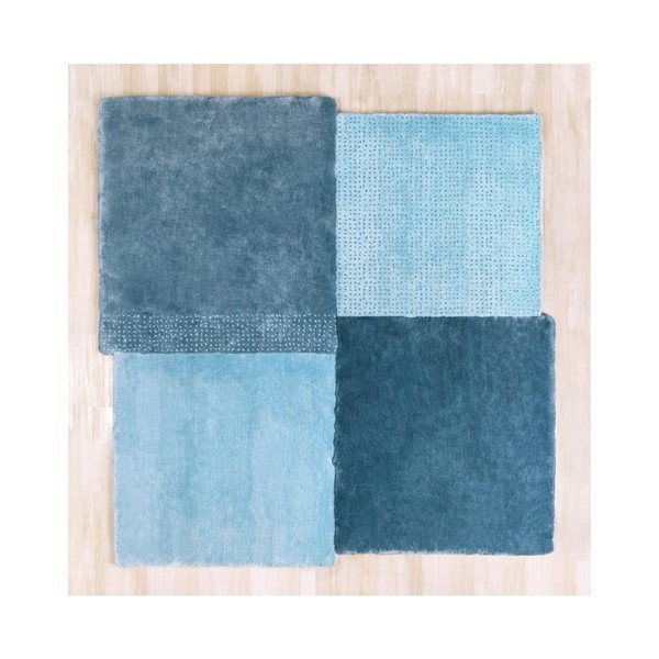Tappeto blu , 200 x 207 cm Over Square - EMKO-image-1