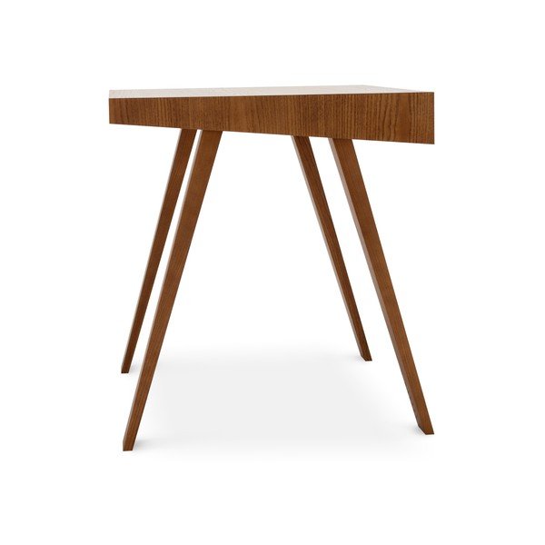 Scrivania marrone con gambe in frassino , 140 x 70 cm 4.9 - EMKO-image-2