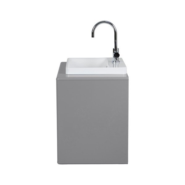 Mobile grigio con lavabo senza miscelatore 80x62 cm Color Bath - Tom Tailor-image-3