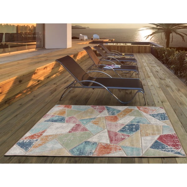 Tappeto da esterno beige 80x150 cm Soley – Universal-image-1