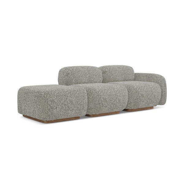 Chaise lounge componibile grigia (con penisola a destra) Ailani – Makamii-image-1