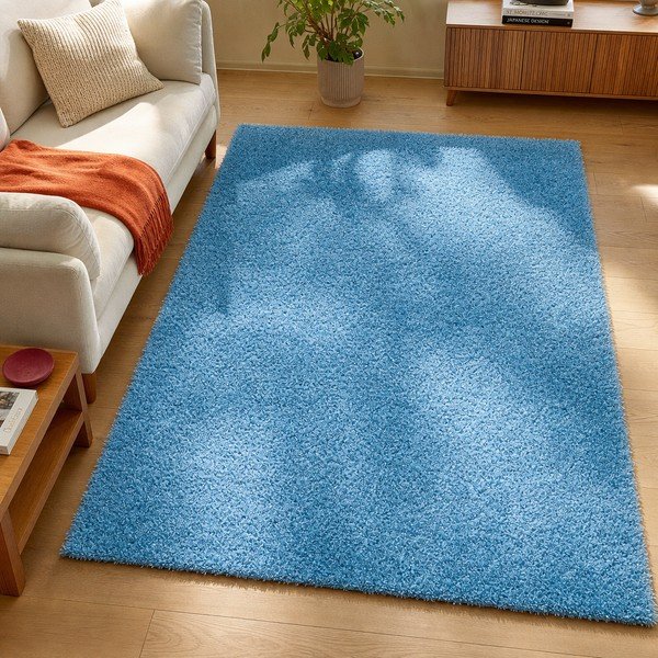 Tappeto blu , 160 x 230 cm Aqua Liso - Universal-image-1