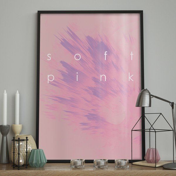 Poster SoftPink, 70 x 50 cm Explosion - DecoKing-image-1