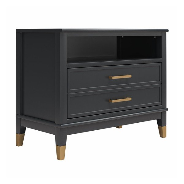 Comodino nero Westerleigh - CosmoLiving by Cosmopolitan-image-2