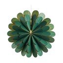 Decorazione luminosa verde con motivo natalizio ø 45 cm Marigold - Markslöjd