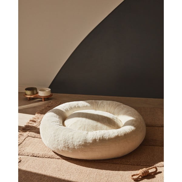 Letto per cani bianco ø 90 cm Woopy - Kave Home-image-3
