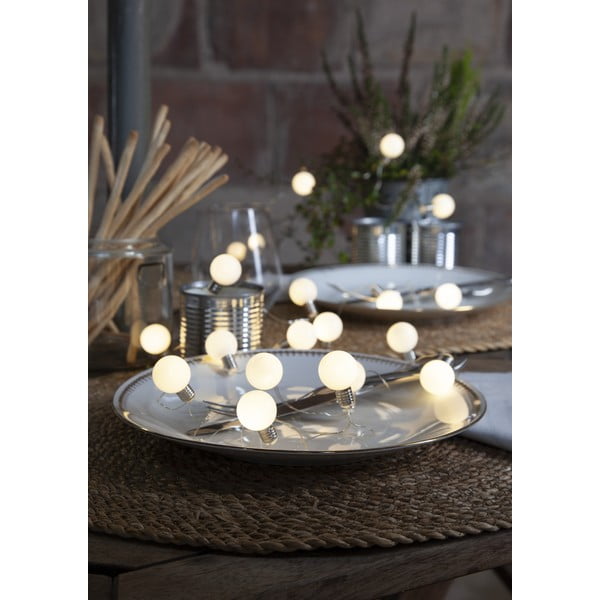 Catena luminosa con alimentazione a batteria numero lampadine 20 pz lunghezza totale 300 cm Mini Glow – Star Trading-image-2