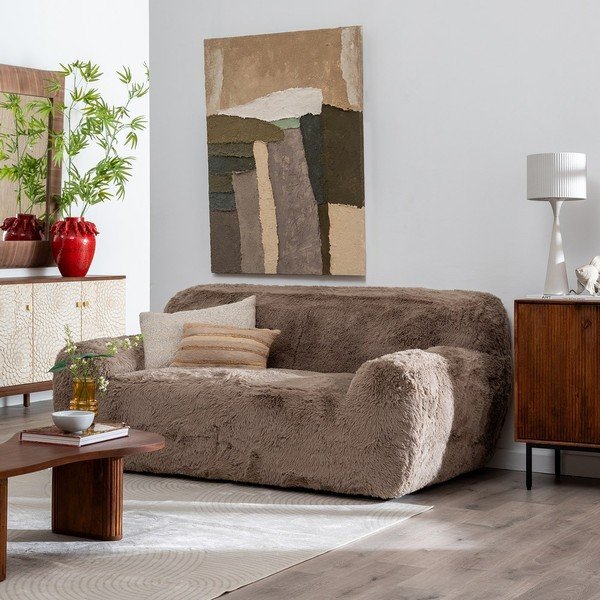 Divano marrone 185 cm Teddy – Ixia-image-4