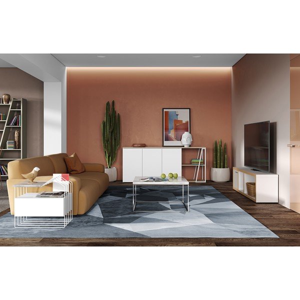 Tavolino in marmo 75x75 cm Gleam - TemaHome-image-1