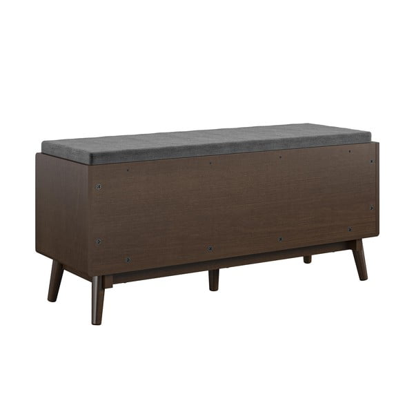 Scarpiera marrone con panca Brittany - Novogratz-image-4