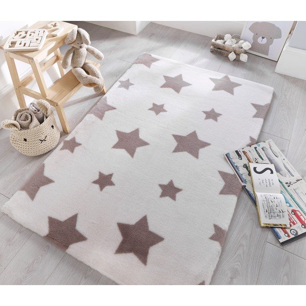 Tappeto bianco Twinkle, 90 x 150 cm - Flair Rugs-image-1