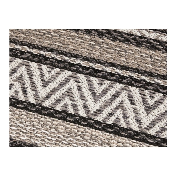 Černo-hnědý koberec vhodný i na ven Elle Decoration Bloom Rodez, 80 x 150 cm-image-3
