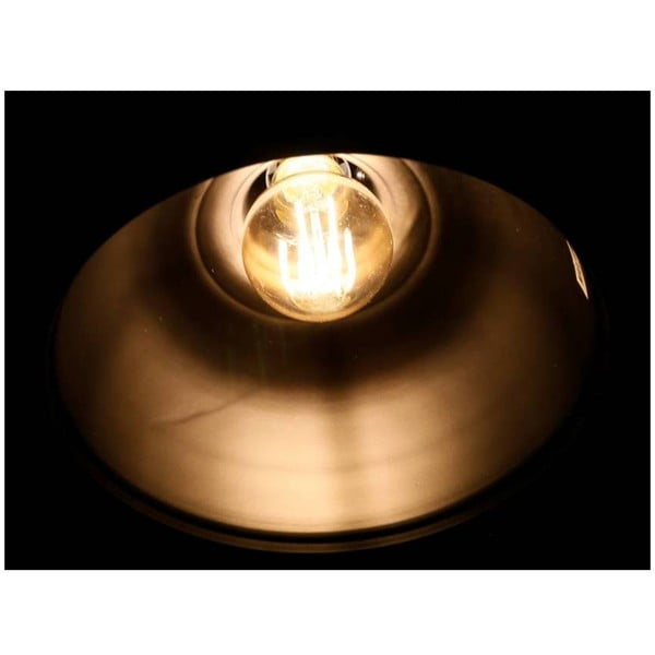 Apparecchio a sospensione nero con paralume in metallo Reno - Candellux Lighting-image-4