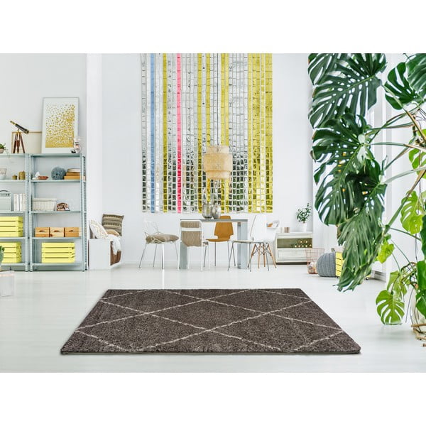 Tappeto grigio , 80 x 150 cm Lynn Lines - Universal-image-1